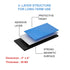 Magnetic Sheets with Adhesive Backing: 4 x 6 inch